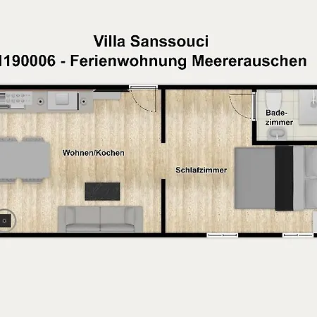 Διαμέρισμα Sanssouci Meeresrauschen